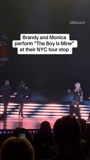 Brandy and Monica brought the nostalgia to Barclays Center with a live performance of their iconic duet “The Boy Is Mine.” | Billboard Hip-Hop