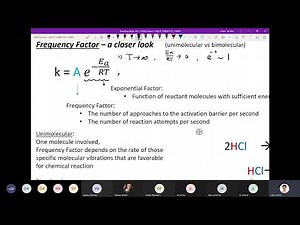 11. Arrhenius Equation and Catalyst