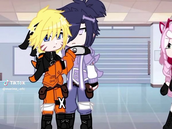 Naruto and Sasuke Moments Compilation | Gacha Life