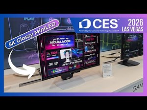 MSI Monitors @ CES 2026 | 5K Glossy MiniLED | V-Stripe QD-OLED