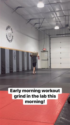 Early morning workout in the lab this morning! #strenthtraining #wrestling #bjj | Justin Credit-FixGuy Green