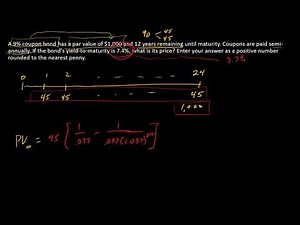 How to compute a bond price