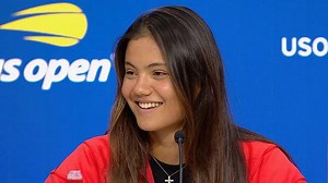 Emma Raducanu reacts to Tjen win and Alcaraz's new haircut