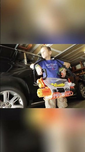Nerf Chaos: STOP the Crazy Super Nuke Explosion! #shorts