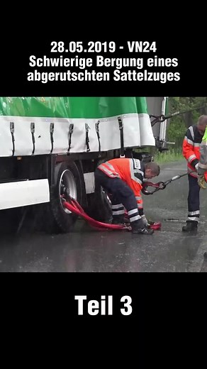 #vn24 #schwierig #bergung #eines #abgerutschten #sattelzuges #bergungsdienst #foryou #viral