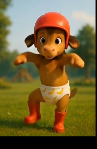 Cute foal dancing #funny #hourse #shortsfeed