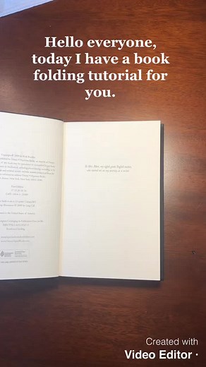 Simple book folding tutorial #fyp #foryoupage #bookfolding #art #tutorial #arttutorial #stepbystep