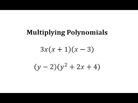 Polynomial Multiplication Involving Binomials and Trinomials