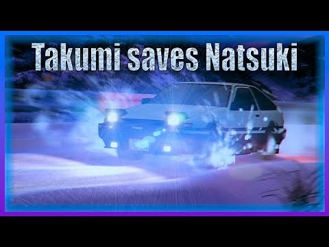 INITIAL D - Takumi Saves Natsuki Mogi [HIGH QUALITY]
