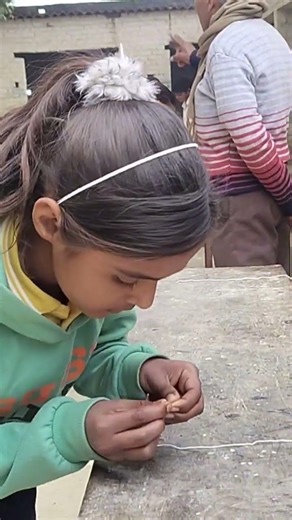 Needle and thread race annual sports competition
