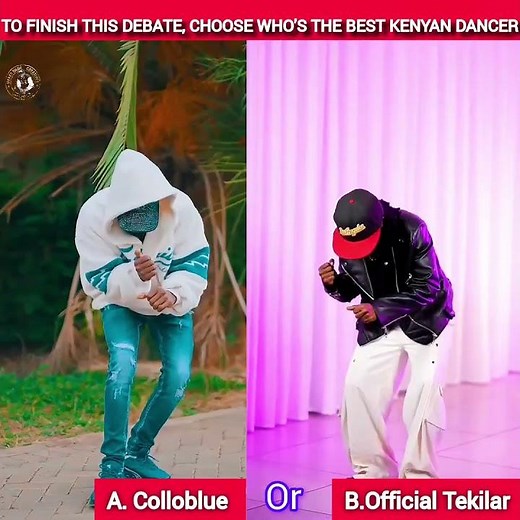 Between Colloblue and Tekilar, who is the best Kenyan Dancer ??? #kenyandancers #colloblue #dance