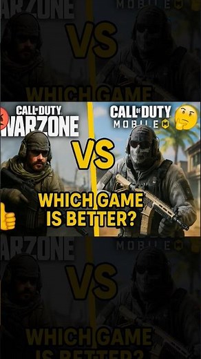 Call of duty warzone vs Call of Duty Mobile,which one is better. #callofduty