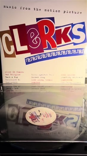Kevin Smith’s cult classic film, “CLERKS” Original Motion Picture Soundtrack by SRC Vinyl in collaboration with @Columbia Records and @Kevin Smith. Pressed on ‘Black Smoke’ colored translucent vinyl. Rather elusive this one. This was actually an X-Mas gift for the collection this year, and my excitement cannot be overstated! ViewAskew films, Kevin Smith, @smodcastlecinemas, Jay and Silent Bob, basically everything that surrounds these films, and these characters; basically my brother and I are o