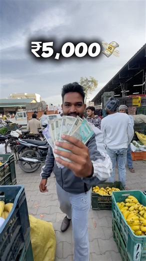Sold ₹5000 Fruits & Vegetables in One Day 😱 | Real Street Business #shorts #minivlog #motivation