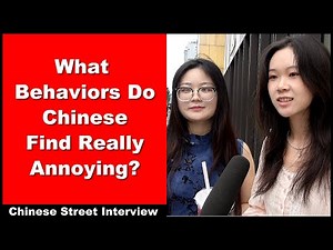 What Behaviors Do Chinese Find Really Annoying ? - Advanced Chinese - Chinese Street Interview