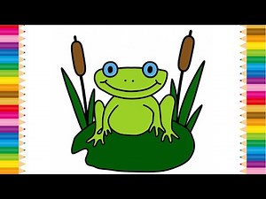 How To Draw A Cartoon Frog