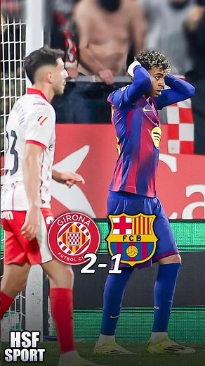 Barcelona lost 2-1 to Girona in La Liga with goals from Thomas Lemar and Fran Beltrán #shorts