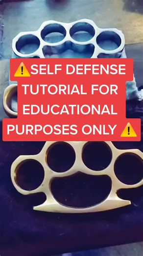 Properly Use Brass Knuckles: Self Defense Tutorial