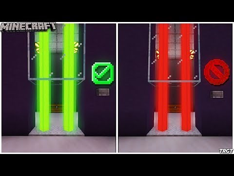 ✔ Minecraft: How to build a laser security vault door