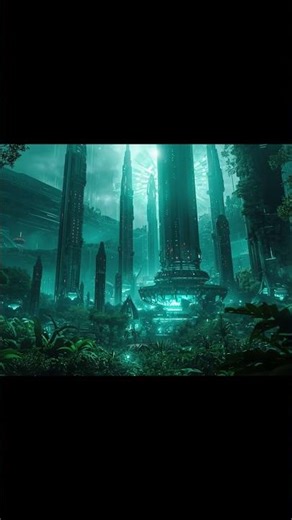 Escape Into an Alien Forest 🌿✨ #shorts #scifialpha #ambient