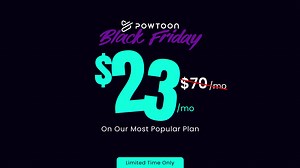 10K reactions · 44 shares | Take Advantage of Black Friday. Get The Best Video Software At The Lifetime Discount Price | Powtoon | Facebook