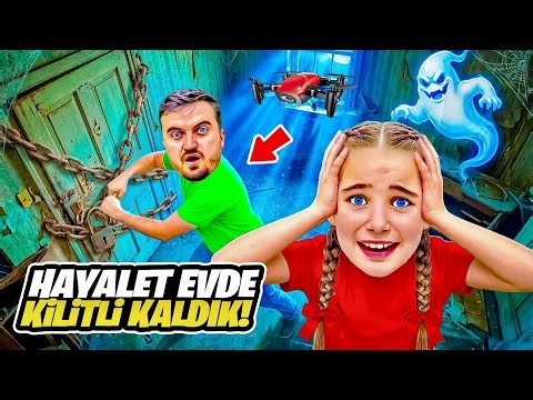 Elif, Sinem, and their father entered the haunted villa ‼️ Mom followed them and we got locked in...