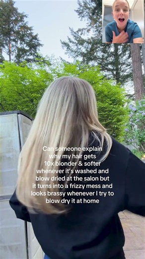Why Your Blonde Hair Turns Brassy at Home (Salon vs. DIY) 👱‍♀️✨#hair #shorts