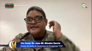 Lo que podemos esperar de la tormenta Isaias en Rep. Dominicana según el director del COE