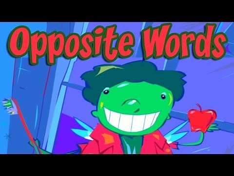 Opposites - Funny Game for Kids, Find Opposite Words, Antonyms, Educational Videos for Children