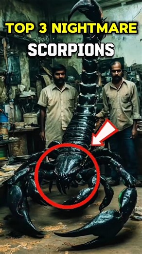 Top 3 Scariest Scorpions You NEVER Want in Your Room… #1 Is the Most Dangerous 😱 #scorpion #shorts