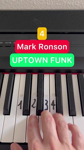 Uptown Funk Piano Tutorial for Beginners
