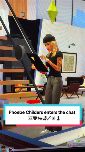 I have the attention span of a goldfish, so here’s my newest sim Phoene Childers. She’s in the same save as my royal alto family, just a different world so they may cross paths 🖤 I needed a change and i like growing my forever saves with family’s with a backstory I created! Stay tuned 🤪 #simsbusinessesandhobbies #simstattoo #simsgameplay #simsracoon #simscontentcreator