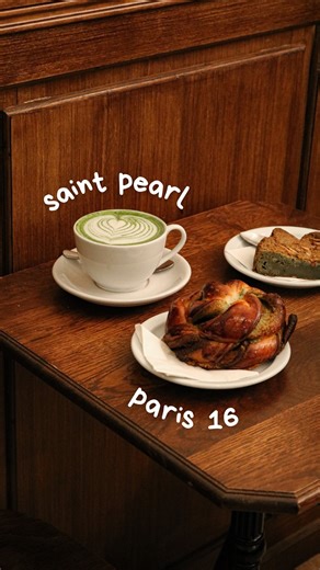 TMH on Instagram: "@saint_pearl 🍵 matcha latte w/ oatmilk 💵 6.5€ (including 1€ for a dairy-free option) 📍1 Av. du Président Wilson, 75116 Paris #saintpearl #coffeeshopparis #matcha #matchaparis #pariscoffeeshops"