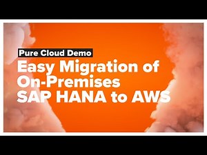 Easy Migration of On-Premises SAP HANA to AWS Demo