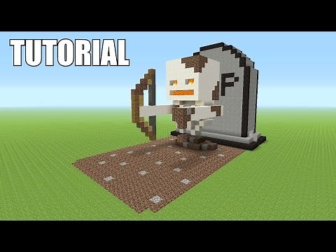 Minecraft Tutorial: How To Make A SKELETON! RISING FROM THE DEAD! (Survival House)