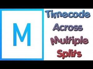 Vegas Movie Studio: TimeCode Across Multiple Splits