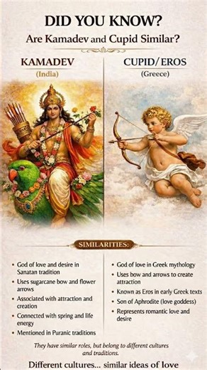 Kamadev vs Cupid: Are They The Same? | Hindu vs Greek Mythology Explained