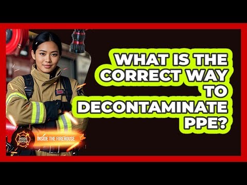 What Is The Correct Way To Decontaminate PPE? - Inside the Firehouse