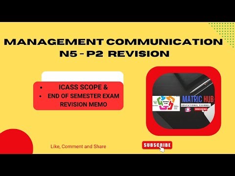 Management Communication P2 - N5 Revision.