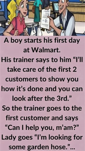 104K views · 99 reactions | A boy starts his first day at Walmart...See the continuation in the first comment I laugh 藍 | Daily Funny Vibes | Facebook