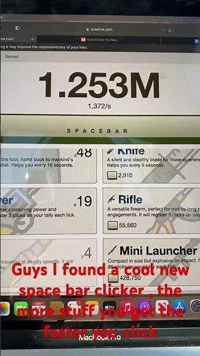 Arealme spacebar clicker