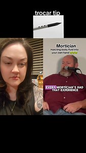 #duet with @girlhackedpodcast #truecrime a trocar is a sharp, hollow instrument used in embalming, about 2 feet long. After a body is embalmed, the trocar is inserted into the abdomen or chest to remove gases and fluids, then cavity fluid is injected to preserve the internal organs. It’s one of the most recognizable tools in mortuary science ⚰️🪡 and one that often sparks curiosity. #TheModernMortician #Trocar #FuneralFacts | The Modern Mortician