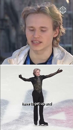 Ilia Malinin speaks on what the pressure felt like at the Olympics #iliamalinin | NBC New York