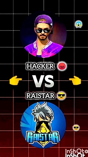 6 HACKER VS RAISTAR 😱 @nexongamez1m!@ raistar #shorts #@nexongamez #freefire #shortsfeed
