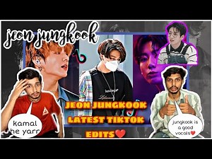 React on Jeon Jungkook tiktok edits completion||latest tiktok video||Pakistani Reaction|BRS Reaction