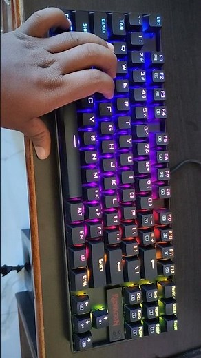 Redragon Kumara K552-RGB Mechanical Keyboard (blue switches) #shorts