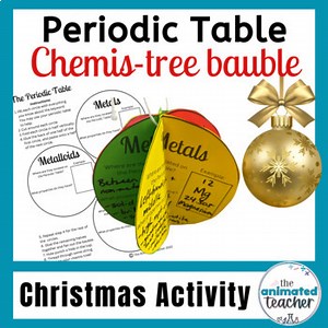 Periodic Table Science Christmas Activity Bauble