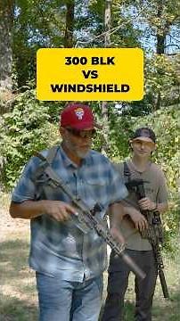 300 Blackout vs Windshield – Subsonic Suppressed Car Gun Self Defense Test #edc #shorts #selfdefense