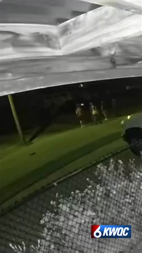 An update to an early morning garage fire: Surveillance video shows the moment a firework was shot at a home in Davenport, setting the garage on fire. | KWQC TV6 News