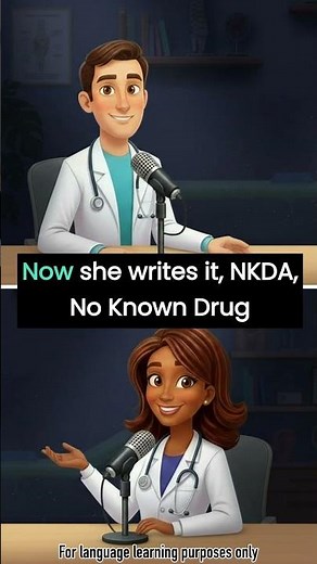You said no to drug allergies. She's still asking.